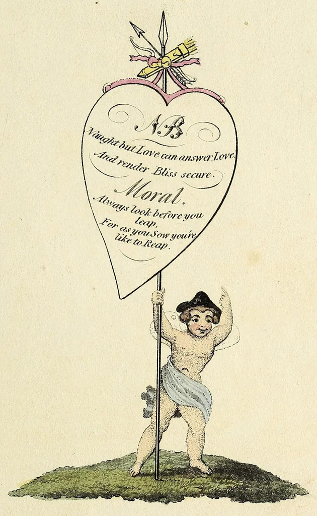 An illustration from Matrimonial ladder : or Such things are, 1825, leaf 23