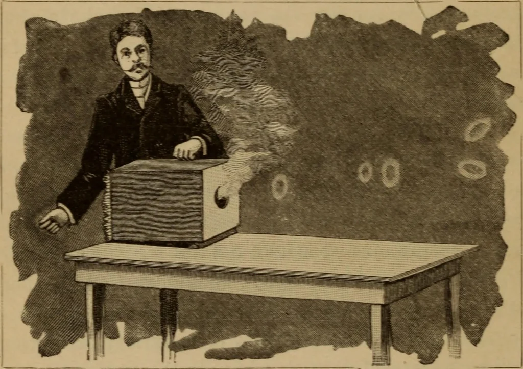 An illustration from Matter, ether, and motion; the factors and relations of physical science, 1892, leaf 49