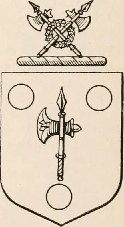 An illustration from Matthews' American armoury and blue book, 1907, leaf 165