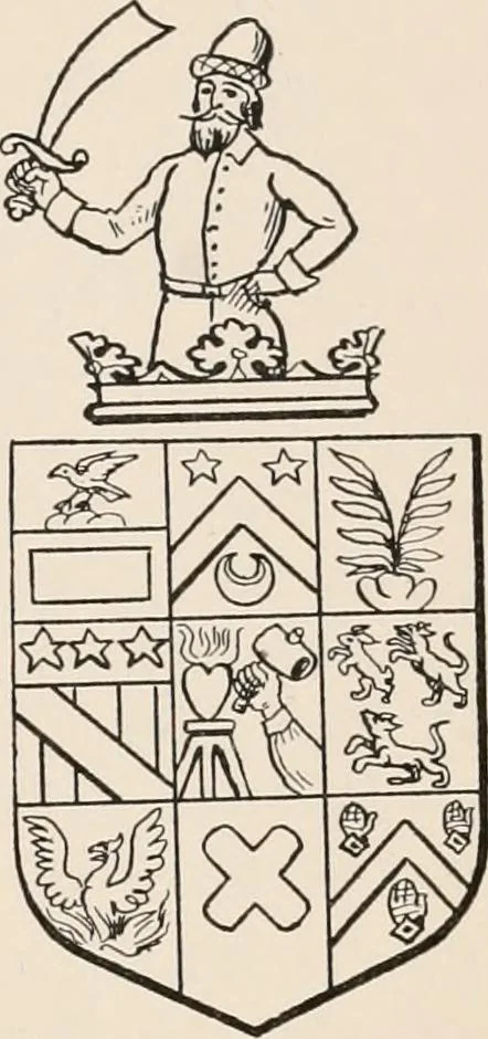 An illustration from Matthews' American armoury and blue book, 1907, leaf 28