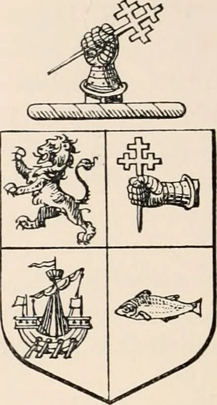An illustration from Matthews' American armoury and blue book, 1907, leaf 45