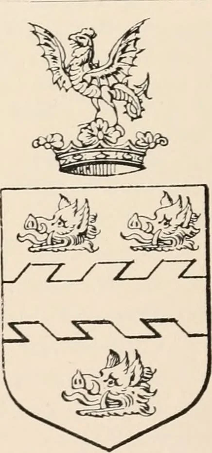 An illustration from Matthews' American armoury and blue book, 1907, leaf 68