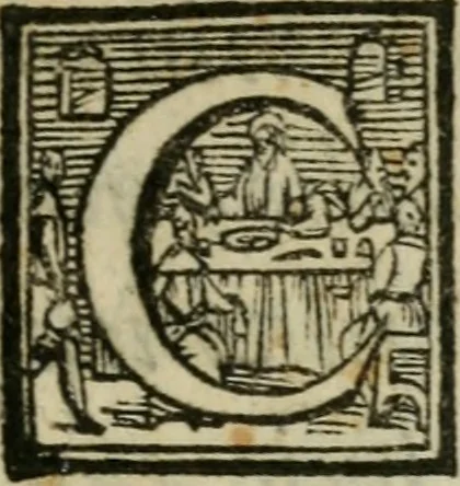 An illustration from M. Attilii Serrani De septem vrbis ecclesiis : vna cum earum reliquijs, stationibus, & indulgentijs, 1575, leaf 6