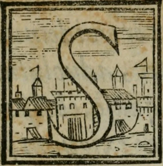An illustration from M. Attilii Serrani De septem vrbis ecclesiis : vna cum earum reliquijs, stationibus, & indulgentijs, 1575, leaf 9
