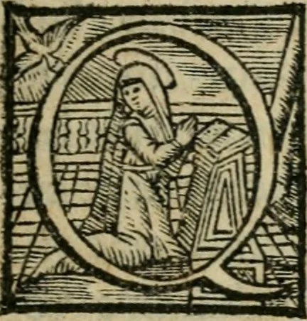 An illustration from M. Attilii Serrani De septem vrbis ecclesiis : vna cum earum reliquijs, stationibus, & indulgentijs, 1575, leaf 96
