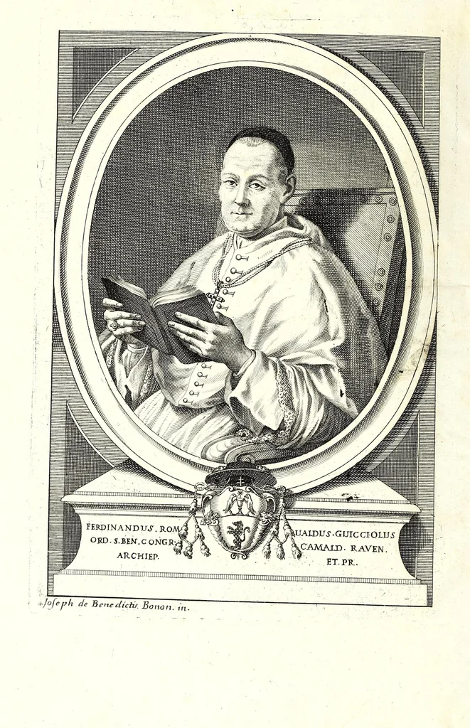 An illustration from Mauri SartI monachi et cancellarI Camaldulensis, De veteri casula diptycha dissertatio, 1753, leaf 8