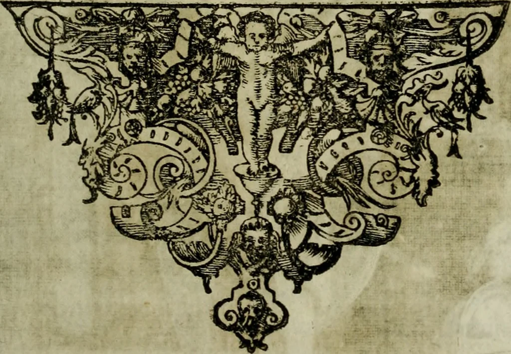 An illustration from Mausoleum potentissimorum ac gloriosissimorum Regni Apostolici regum & primorum militantis Ungariae ducum : vindicatis è mortuali pulvere reliquiis ad gratam apud posteros memoriam, à pIo et IVsto patrIae DoLore ereCtVM : cum versione operis Germanicâ, 1664, leaf 360