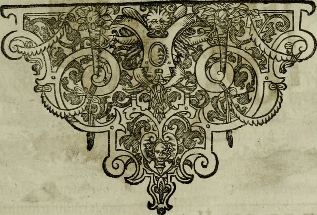 An illustration from Mausoleum potentissimorum ac gloriosissimorum Regni Apostolici regum & primorum militantis Ungariae ducum : vindicatis è mortuali pulvere reliquiis ad gratam apud posteros memoriam, à pIo et IVsto patrIae DoLore ereCtVM : cum versione operis Germanicâ, 1664, leaf 64