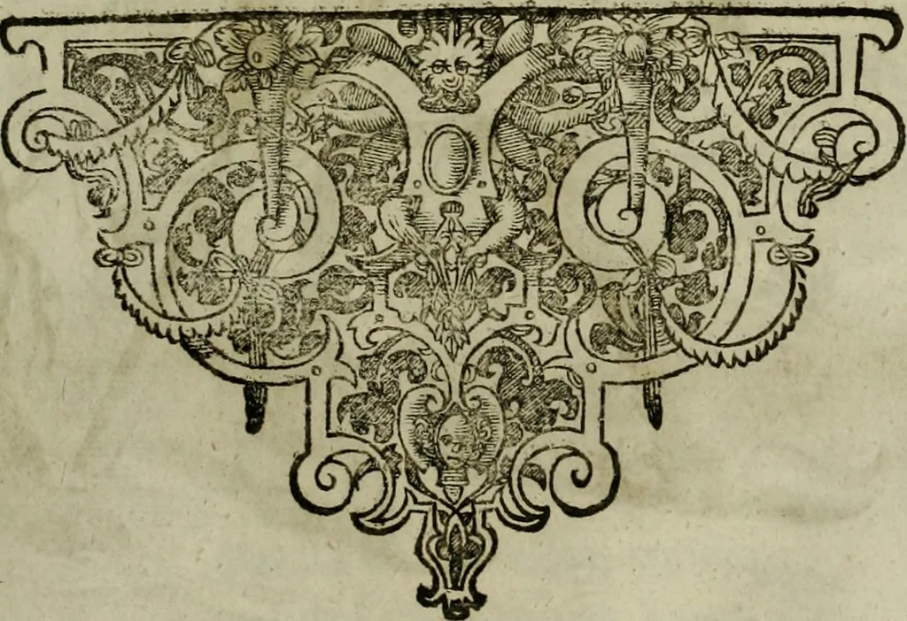 An illustration from Mausoleum potentissimorum ac gloriosissimorum Regni Apostolici regum & primorum militantis Ungariae ducum : vindicatis è mortuali pulvere reliquiis ad gratam apud posteros memoriam, à pIo et IVsto patrIae DoLore ereCtVM : cum versione operis Germanicâ, 1664, leaf 94
