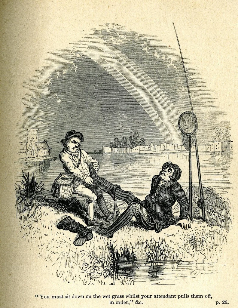 An illustration from Maxims and hints on angling, chess, shooting, and other matters;1855, 1855, leaf 50