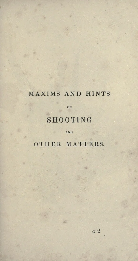 An illustration from Maxims and hints on angling, chess, shooting, and other matters : also, miseries of fishing ; with wood-cuts, 1842, leaf 115