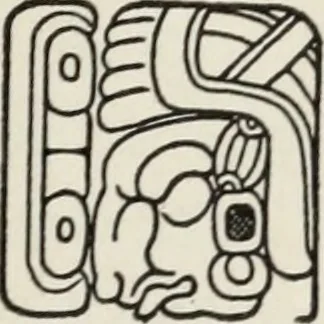 An illustration from Maya religion and mythology, 1881, leaf 156