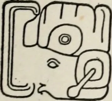 An illustration from Maya religion and mythology, 1881, leaf 156