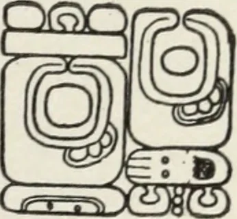An illustration from Maya religion and mythology, 1881, leaf 156