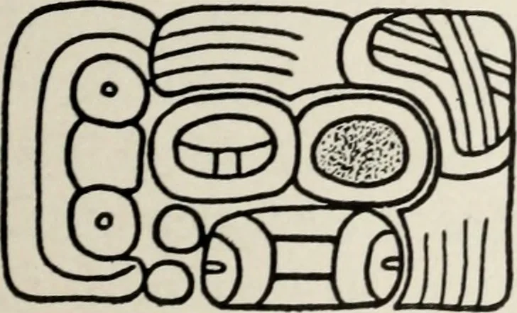 An illustration from Maya religion and mythology, 1881, leaf 156