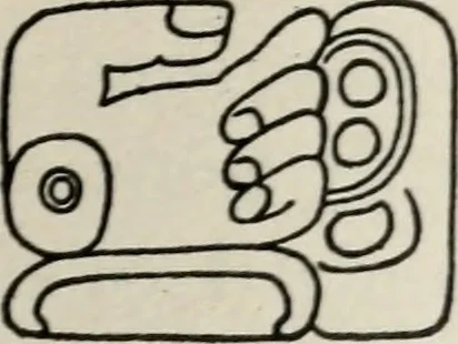 An illustration from Maya religion and mythology, 1881, leaf 158