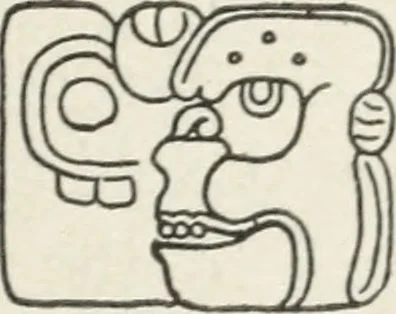 An illustration from Maya religion and mythology, 1881, leaf 158