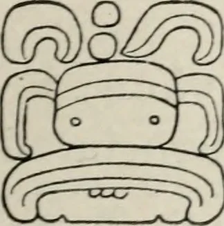 An illustration from Maya religion and mythology, 1881, leaf 158