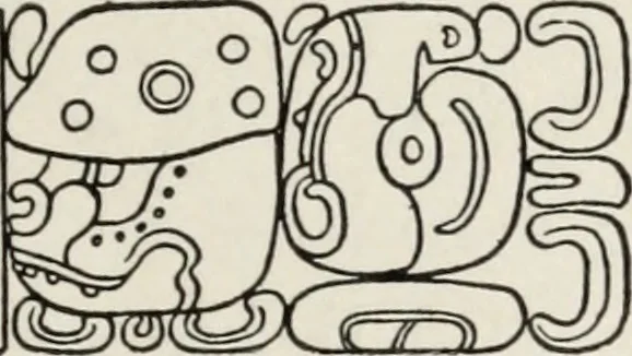 An illustration from Maya religion and mythology, 1881, leaf 160