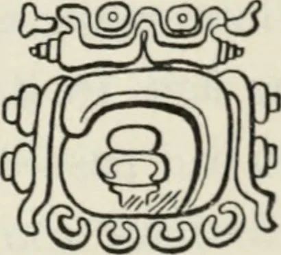 An illustration from Maya religion and mythology, 1881, leaf 252