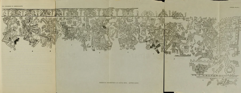 An illustration from Maya religion and mythology, 1881, leaf 114