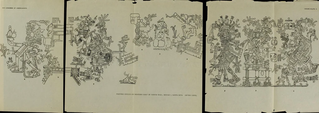 An illustration from Maya religion and mythology, 1881, leaf 120