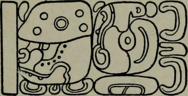 An illustration from Maya religion and mythology, 1881, leaf 160