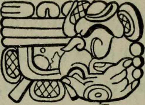 An illustration from Maya religion and mythology, 1881, leaf 244