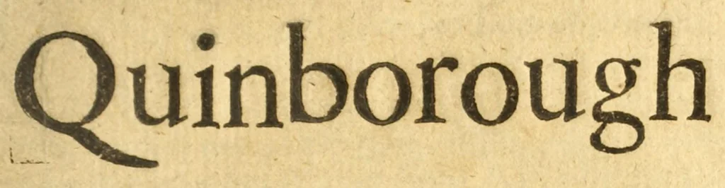 An illustration from The Mayor of Quinborough : a comedy, as it hath been often acted with much applause at the Black-Fryars, by His Majesties Servants, 1661, leaf 7