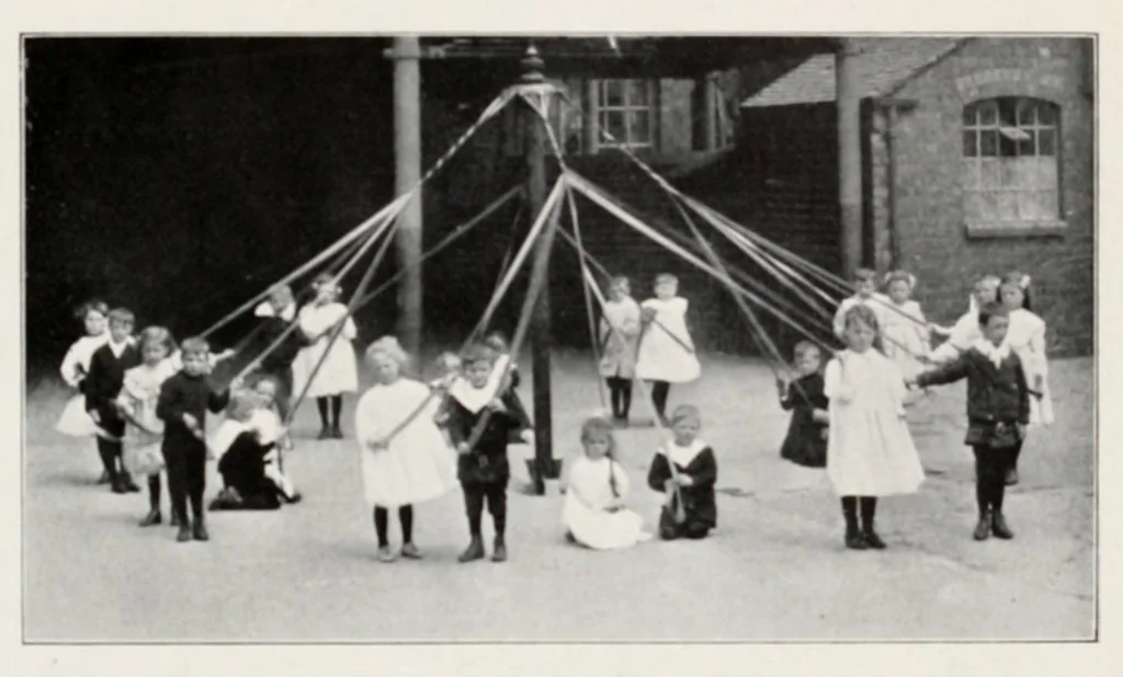 An illustration from May-pole exercises : a collection of exercises compiled for the use of teachers in infant schools, leaf 11