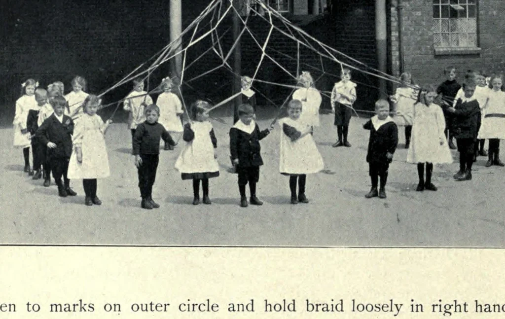 An illustration from May-pole exercises : a collection of exercises compiled for the use of teachers in infant schools, leaf 10