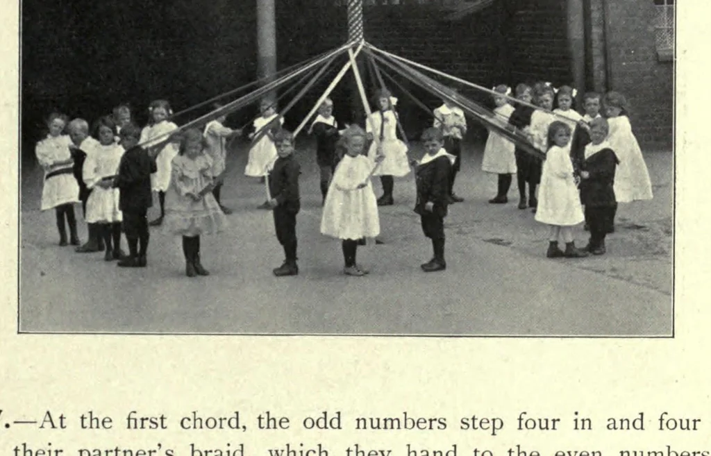 An illustration from May-pole exercises : a collection of exercises compiled for the use of teachers in infant schools, leaf 13