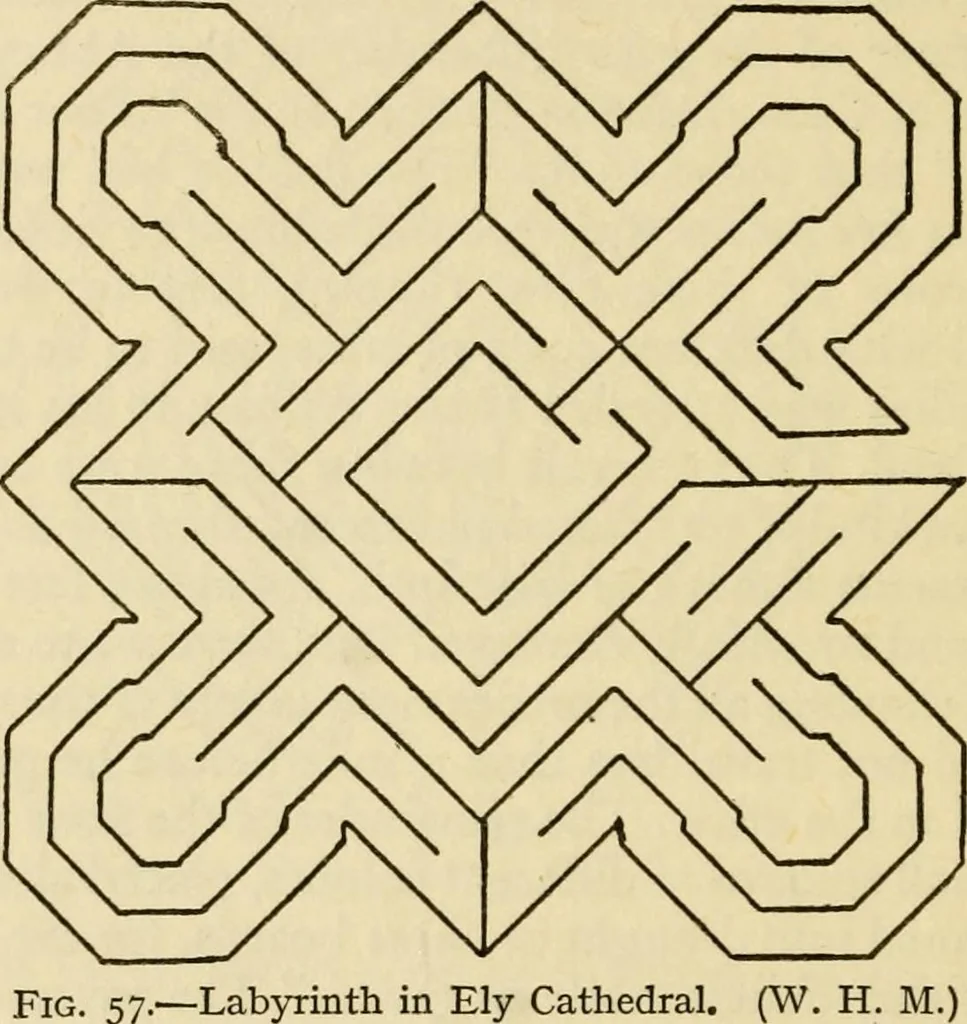 An illustration from Mazes and labyrinths : a general account of their history and developments, 1922, leaf 123