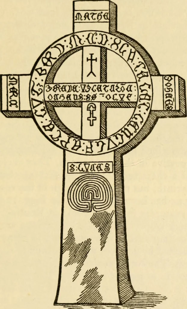 An illustration from Mazes and labyrinths : a general account of their history and developments, 1922, leaf 238