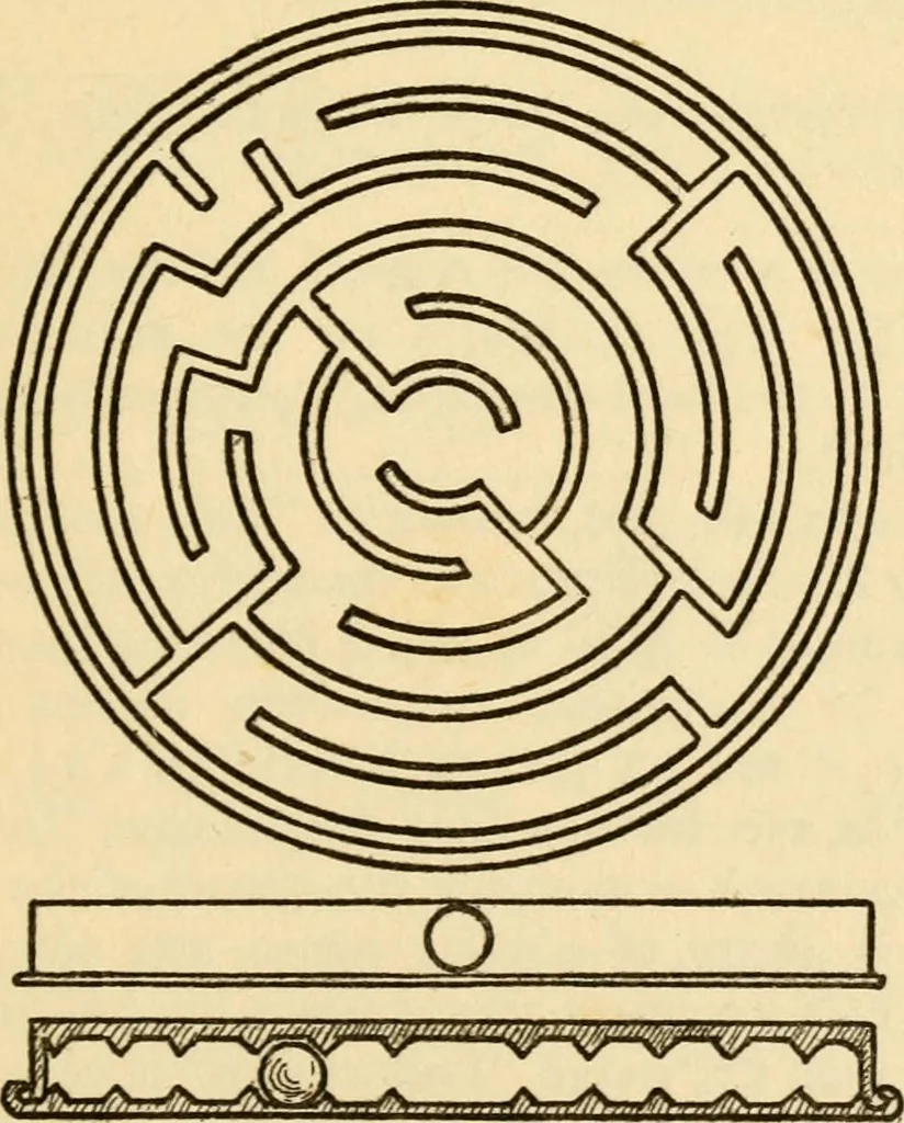 An illustration from Mazes and labyrinths : a general account of their history and developments, 1922, leaf 300