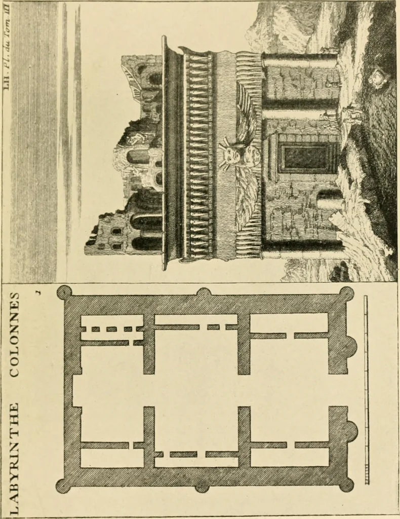 An illustration from Mazes and labyrinths : a general account of their history and developments, 1922, leaf 38