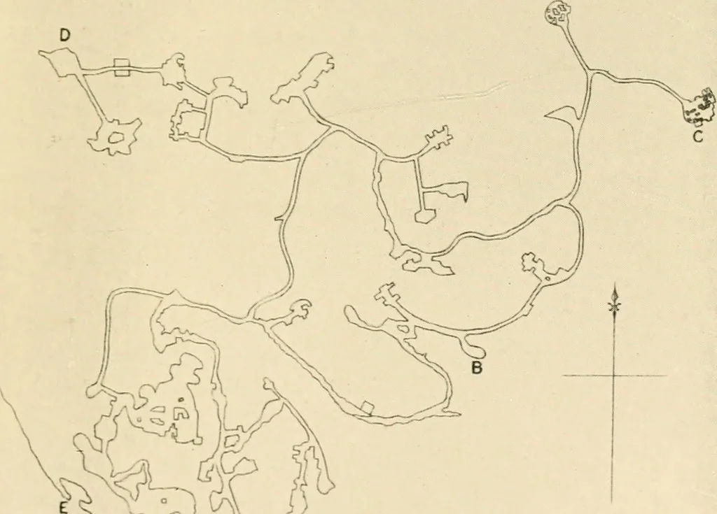An illustration from Mazes and labyrinths : a general account of their history and developments, 1922, leaf 60