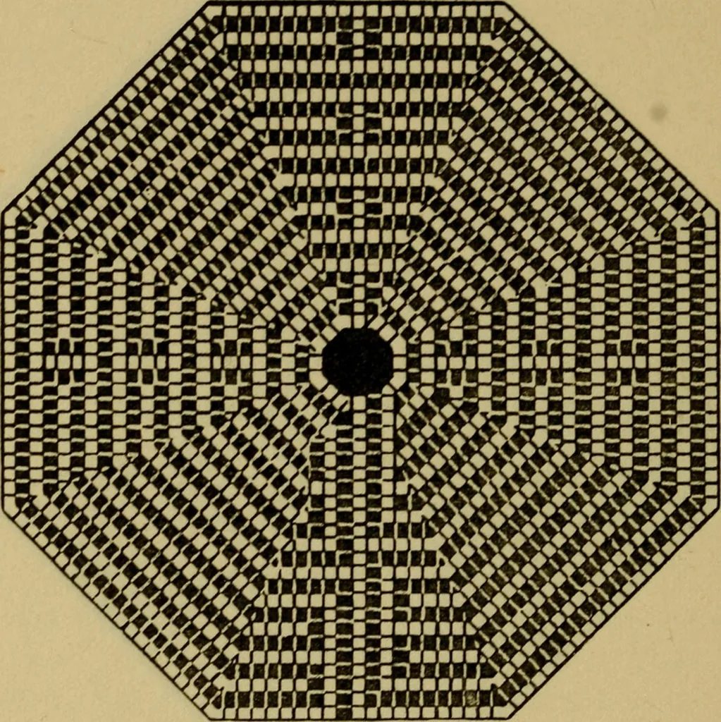 An illustration from Mazes and labyrinths; a general account of their history and developments, 1922, leaf 111