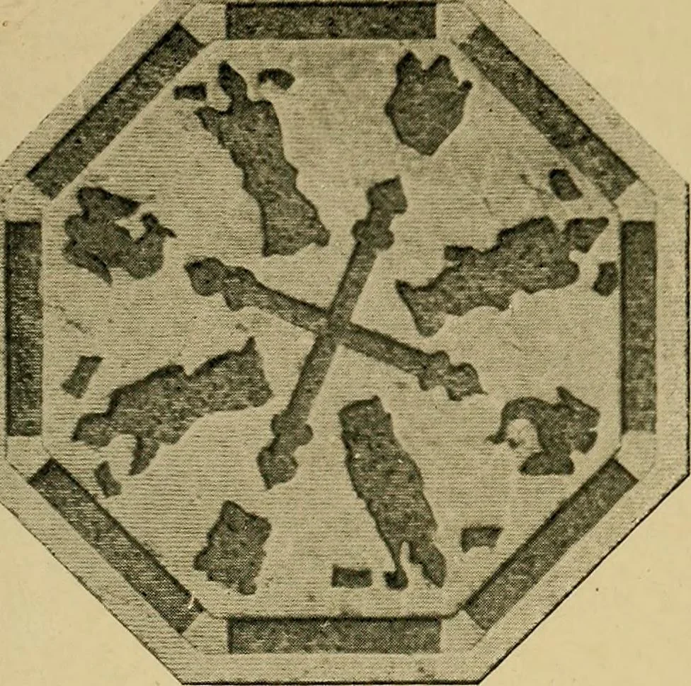 An illustration from Mazes and labyrinths; a general account of their history and developments, 1922, leaf 116