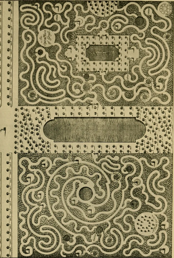 An illustration from Mazes and labyrinths; a general account of their history and developments, 1922, leaf 206
