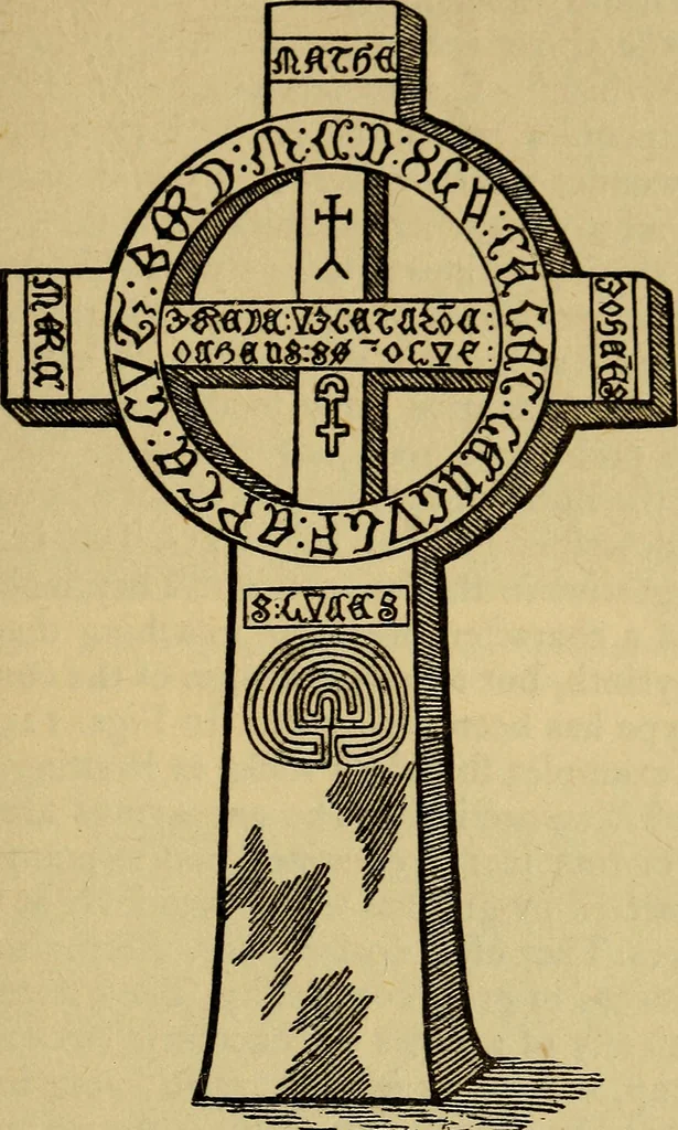 An illustration from Mazes and labyrinths; a general account of their history and developments, 1922, leaf 236