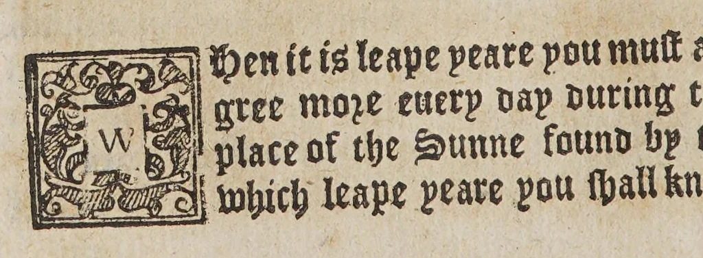 An illustration from M. Blundeuile his exercises, containing eight treatises, : the titles whereof are set downe in the next printed page: which treatises are verie necessarie to be read and learned of all yoong gentlemen that have not bene exercised in such disciplines, and yet are desirous to haue knowledge as well in cosmographie, astronomie, and geographie, as also in the arte of nauigation, in which arte it is impossible to profite without the helpe of these, or such like instructions., 1597, leaf 612