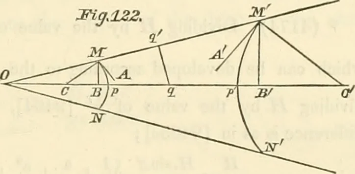 An illustration from Mécanique céleste, 1829, leaf 966