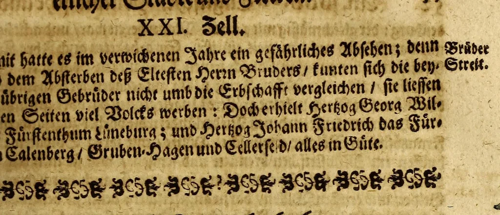 An illustration from M. DC. LXVI. Zodiacus Mercurialis das ist: Jährige europaeische Welt-Chronick, : so in einem wohl-verfasseten kurtzem Begriffe, alle merckwürdigste Begebenheiten vorbildet, welche sich im verschienenen und zu ruckgelegten 1666sten Wunder-Jahre, durch alle und einzälige Reiche dess Erdbodens zugetragen haben; mit nothdürfftigen schönen Kupffern, deutlichen Marginalien, und einem vollständigen Register gezieret., 1667, leaf 71