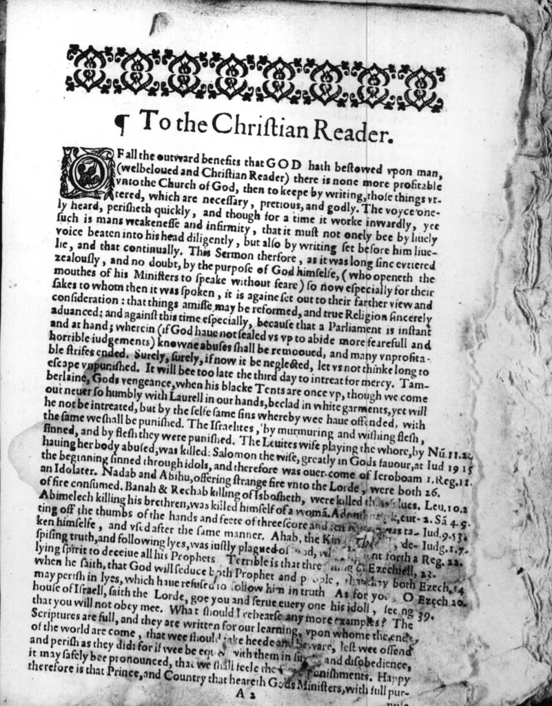 An illustration from M. Derings workes. More at large then euer hath heere-to-fore been printed in any one volume, 1614, leaf 2
