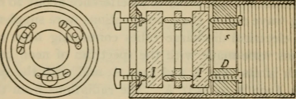 An illustration from Measurements on the index of refraction of air for wave lengths from 2218 A to 9000 S, 1919, leaf 21