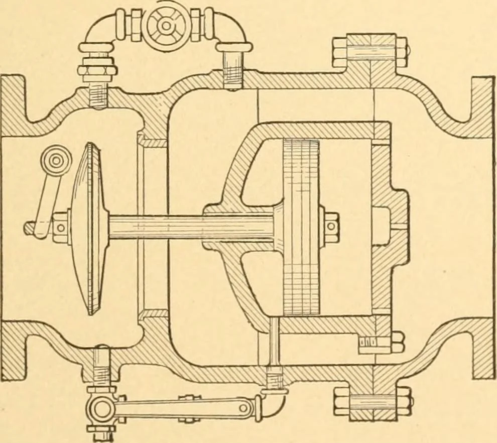 An illustration from Mechanical appliances, mechanical movements and novelties of construction; a complete work and a continuation, as a second volume, of the author's book entitled "Mechanical movements, powers and devices" ... including an explanatory chapter on the leading conceptions of perpetual motion existing during the past three centuries, 1910, leaf 100
