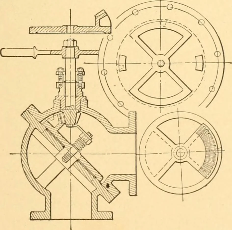An illustration from Mechanical appliances, mechanical movements and novelties of construction; a complete work and a continuation, as a second volume, of the author's book entitled "Mechanical movements, powers and devices" ... including an explanatory chapter on the leading conceptions of perpetual motion existing during the past three centuries, 1910, leaf 102