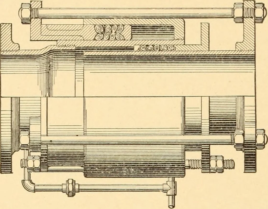 An illustration from Mechanical appliances, mechanical movements and novelties of construction; a complete work and a continuation, as a second volume, of the author's book entitled "Mechanical movements, powers and devices" ... including an explanatory chapter on the leading conceptions of perpetual motion existing during the past three centuries, 1910, leaf 103