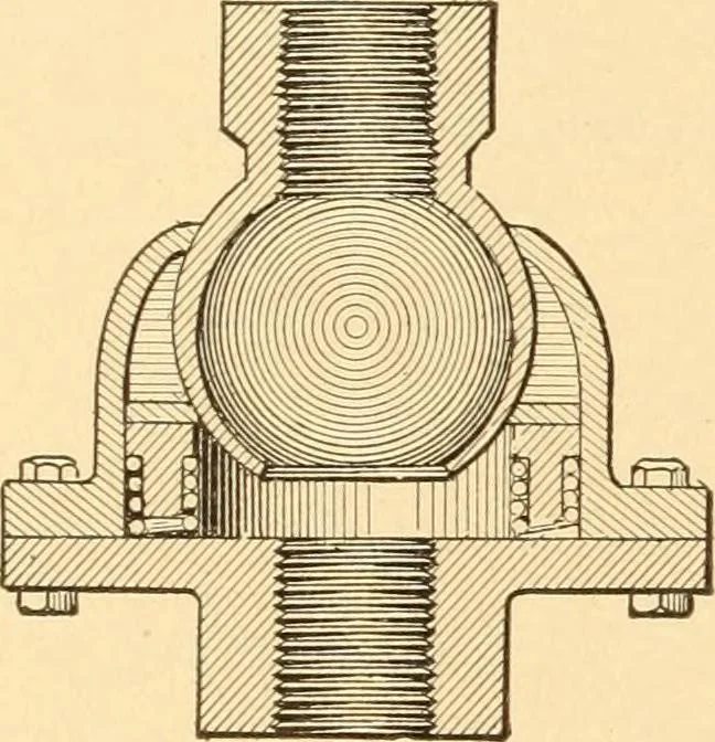 An illustration from Mechanical appliances, mechanical movements and novelties of construction; a complete work and a continuation, as a second volume, of the author's book entitled "Mechanical movements, powers and devices" ... including an explanatory chapter on the leading conceptions of perpetual motion existing during the past three centuries, 1910, leaf 103